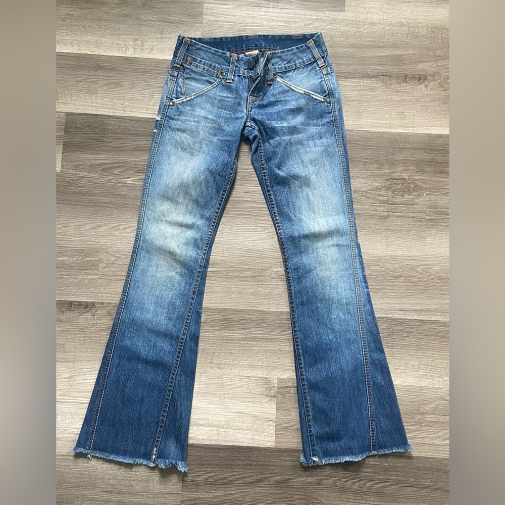 Vintage y2k 2000s true religion flared low waisted jeans trueys